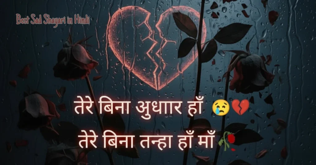 Best Sad Shayari in Hindi